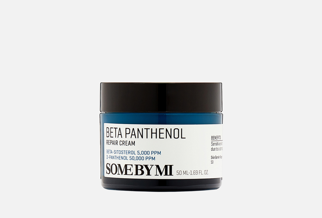 гель для умывания some by mi beta panthenol repair gel cleanser 120 мл крем для лица SOME BY MI BETA PANTHENOL REPAIR CREAM 50 мл