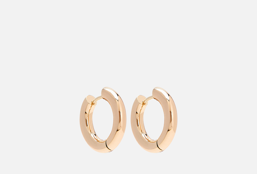 Изображение товара Серьги-кольца Unevie Damour 20 мм золотого цвета, украшения для женщин