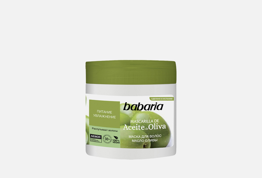 

Маска для волос BABARIA, OLIVE OIL 400 мл