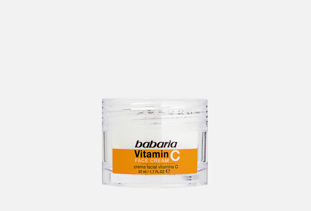 сыворотка для лица в ампулах babaria vitamin c 30 мл Тонизирующий крем для лица BABARIA VITAMIN C 50 мл