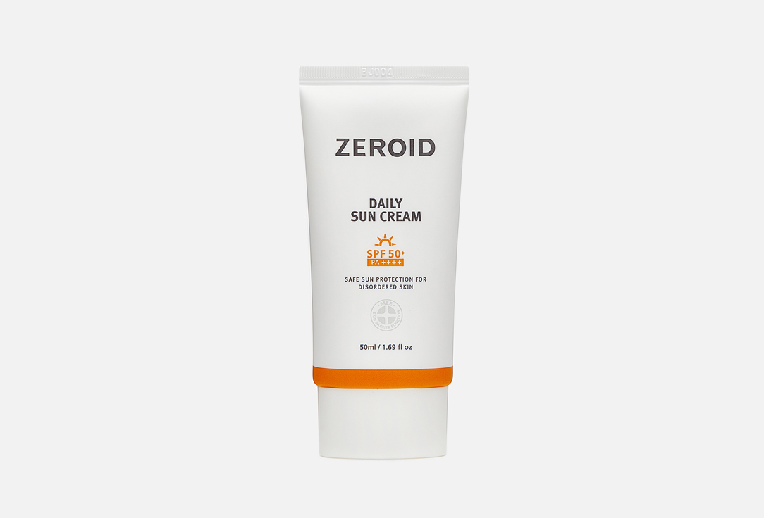 Солнцезащитный крем SPF50+ ZEROID Sun Care 50 мл солнцезащитный крем для лица protective lluminating anti dark spots cream spf50 50мл