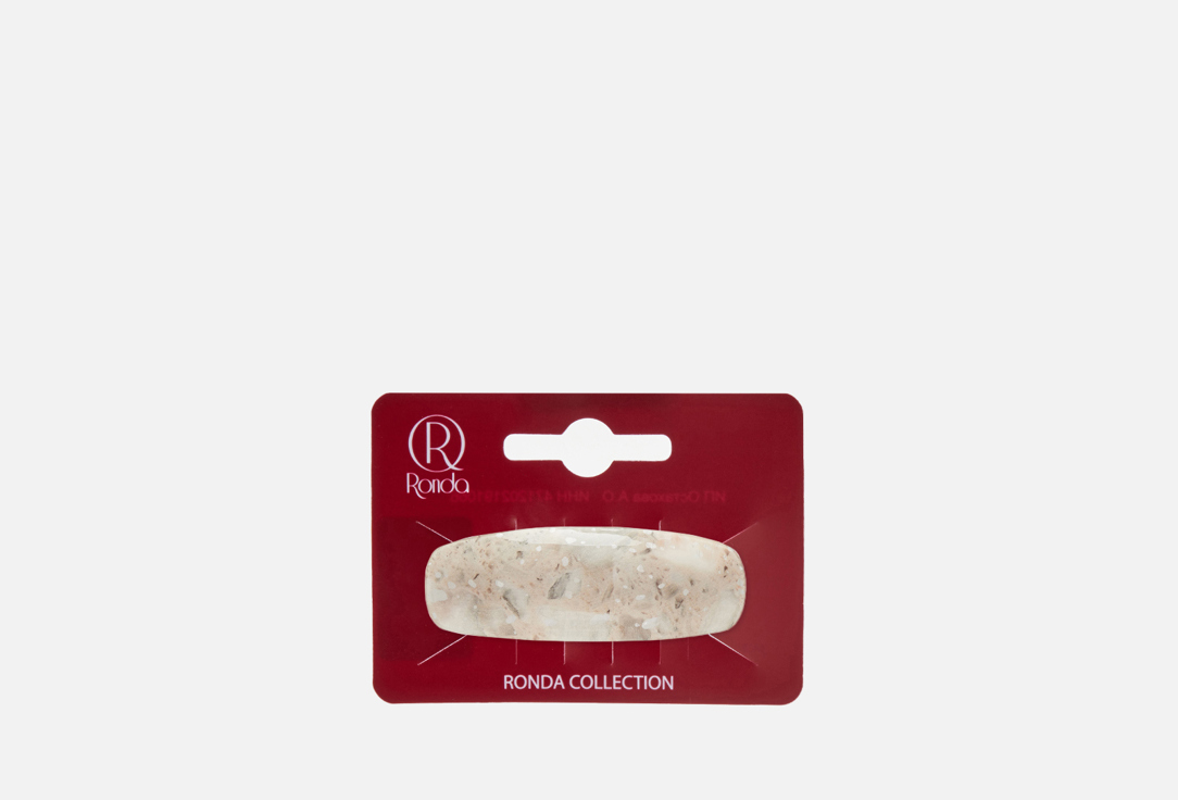 

Заколка для волос RONDA, Розовый мрамор 1 шт