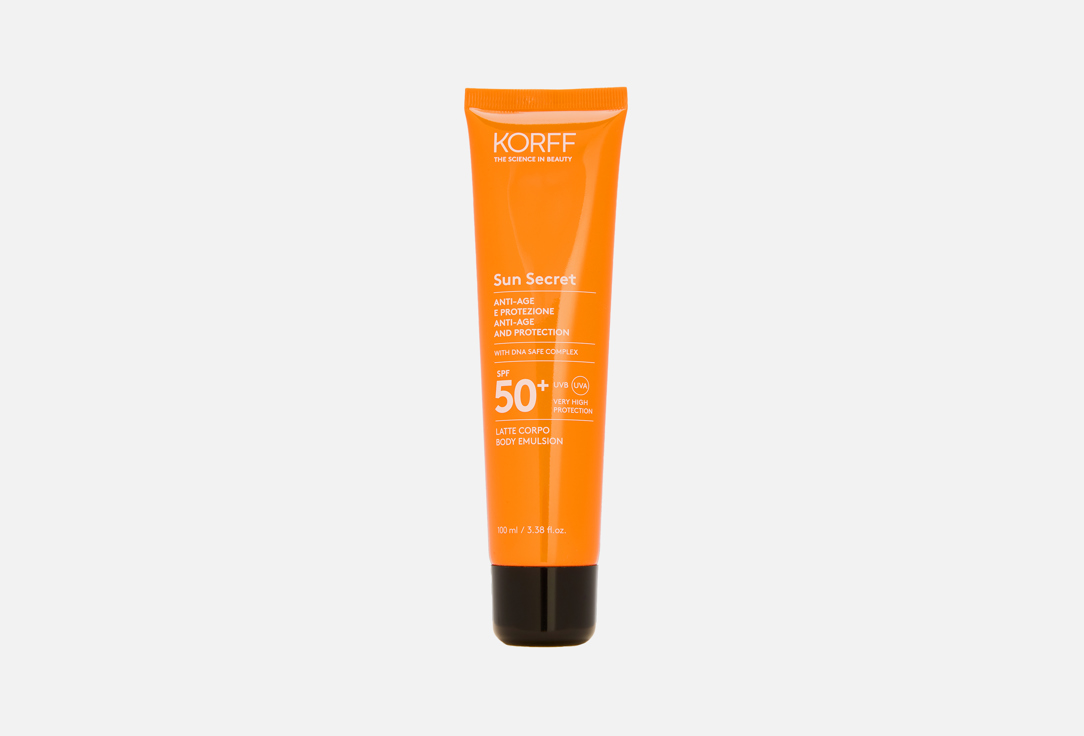Изображение товара Солнцезащитная эмульсия для тела SPF 50+ KORFF SUN SECRET ANTI-AGE AND PROTECTION