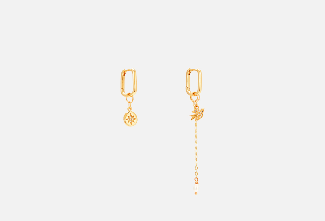 Изображение товара Серьги-трансформеры Sensitive earrings pearl bird