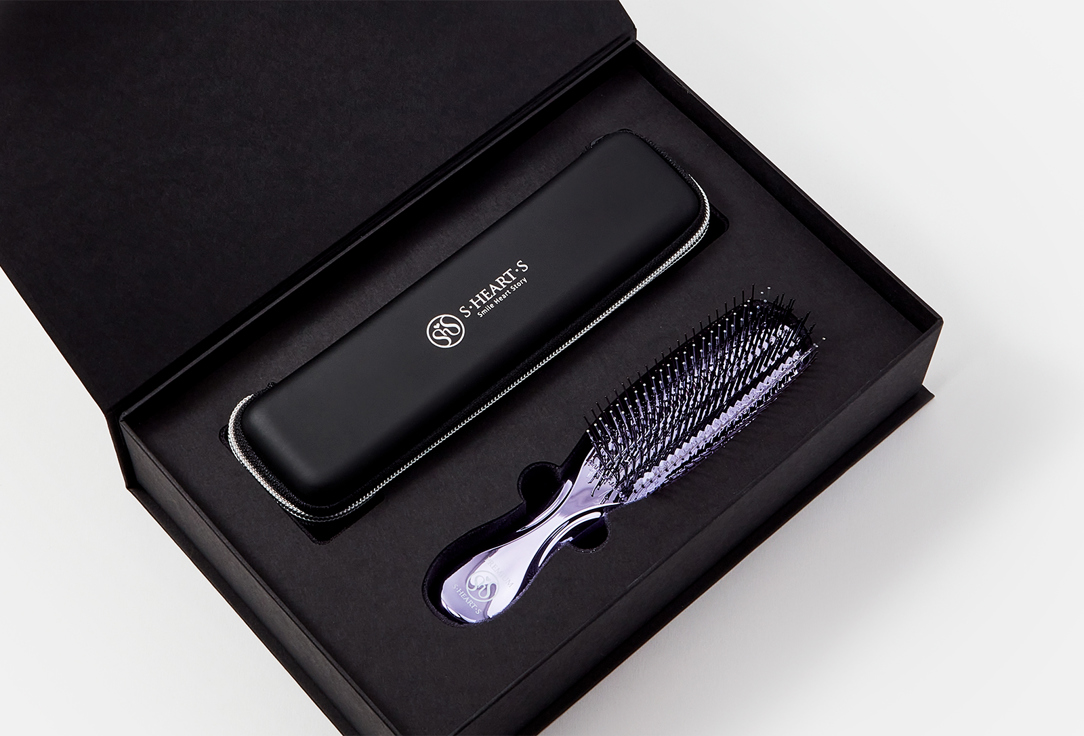 Подарочный набор с расчёской для волос S-HEART-S Scalp Brush Premium 1 шт