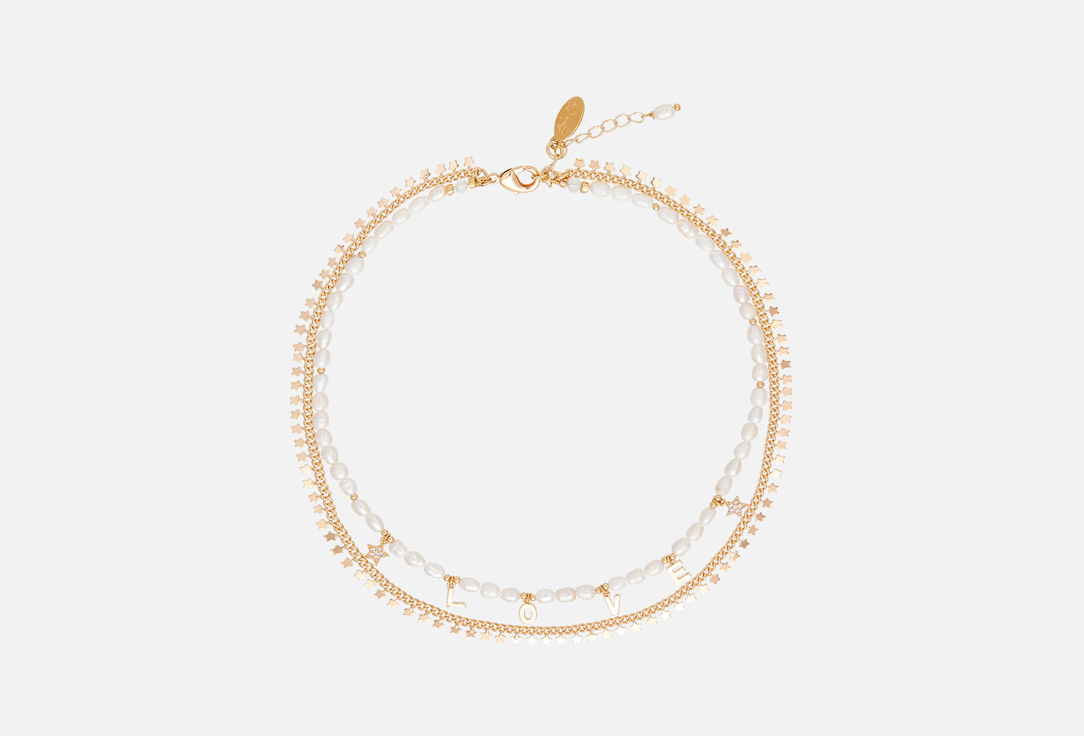 Изображение товара Двойное ожерелье из жемчуга Bluejay Love