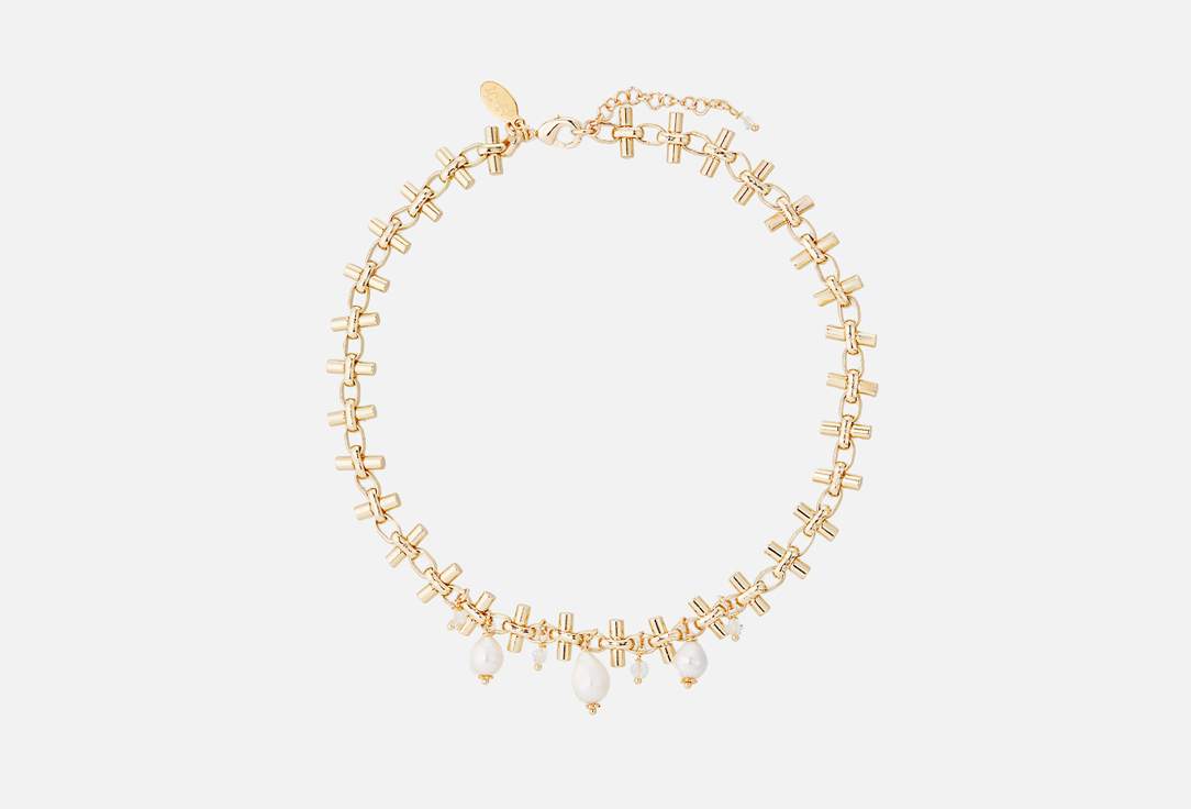 Изображение товара Цепь с жемчужными подвесками Bluejay Golden pearl для женщин