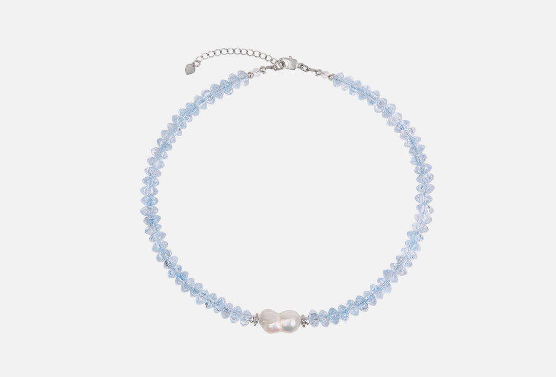 Ожерелье из сахарного кварца BLUEJAY Candy Blue 1 шт жемчужное ожерелье bluejay snow butterfly 1 шт