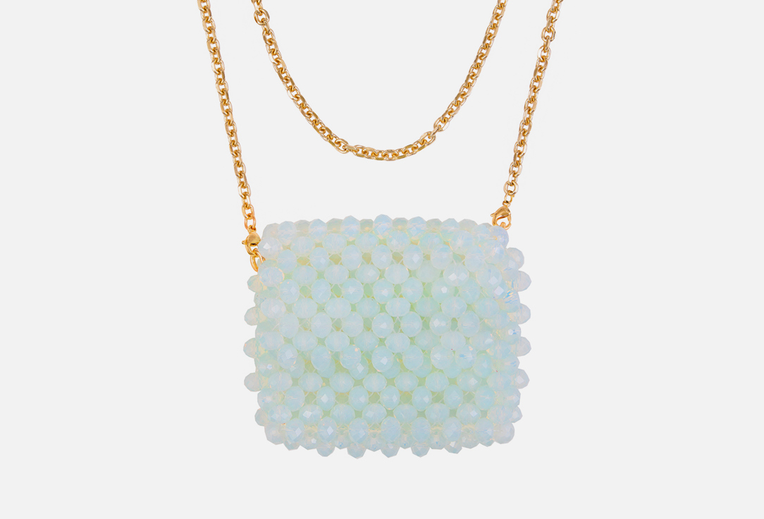 

Сумочка из опаловых бусин BLUEJAY, Opal Aura 1 шт