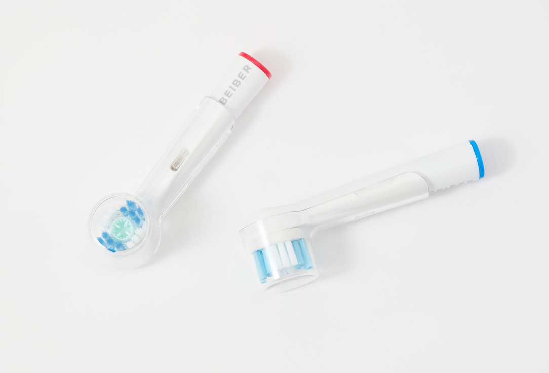 Насадки для зубных щеток средние Beiber Oral-B EB18-P white 