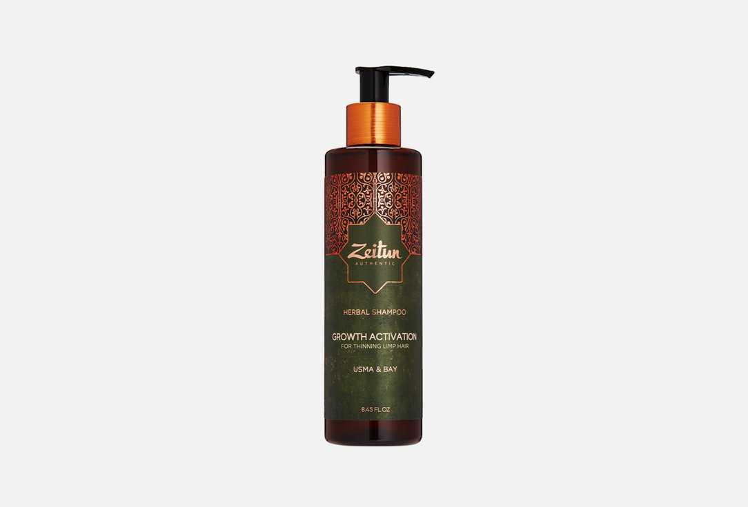 Фито-шампунь для роста волос ZEITUN С маслом усьмы 250 мл цена и фото