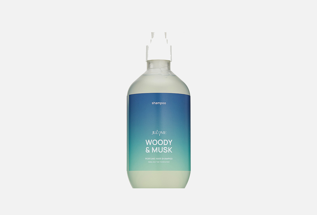 парфюмированный гель для душа jul7me woody Парфюмированный шампунь для волос JUL7ME Perfume Hair Shampoo Woody&Musk 500 мл
