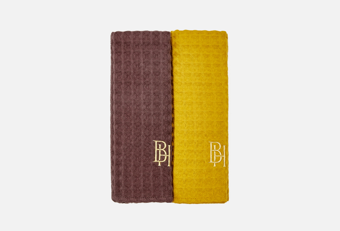 

Комплект полотенец BELLEHOME, Мультиколор, Honey Flower 50х70 2 шт