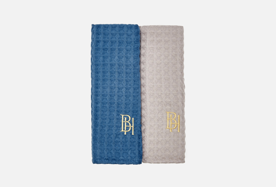 Изображение товара Комплект вафельных полотенец BELLEHOME Honey Mountain 50х70