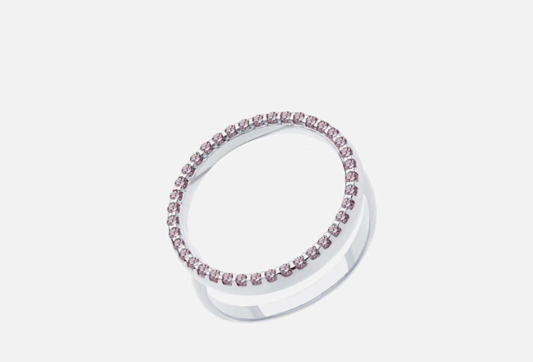 Изображение товара Серебряное кольцо Aura Jewelry Infinity Amy с аметистом 925 пробы для женщин