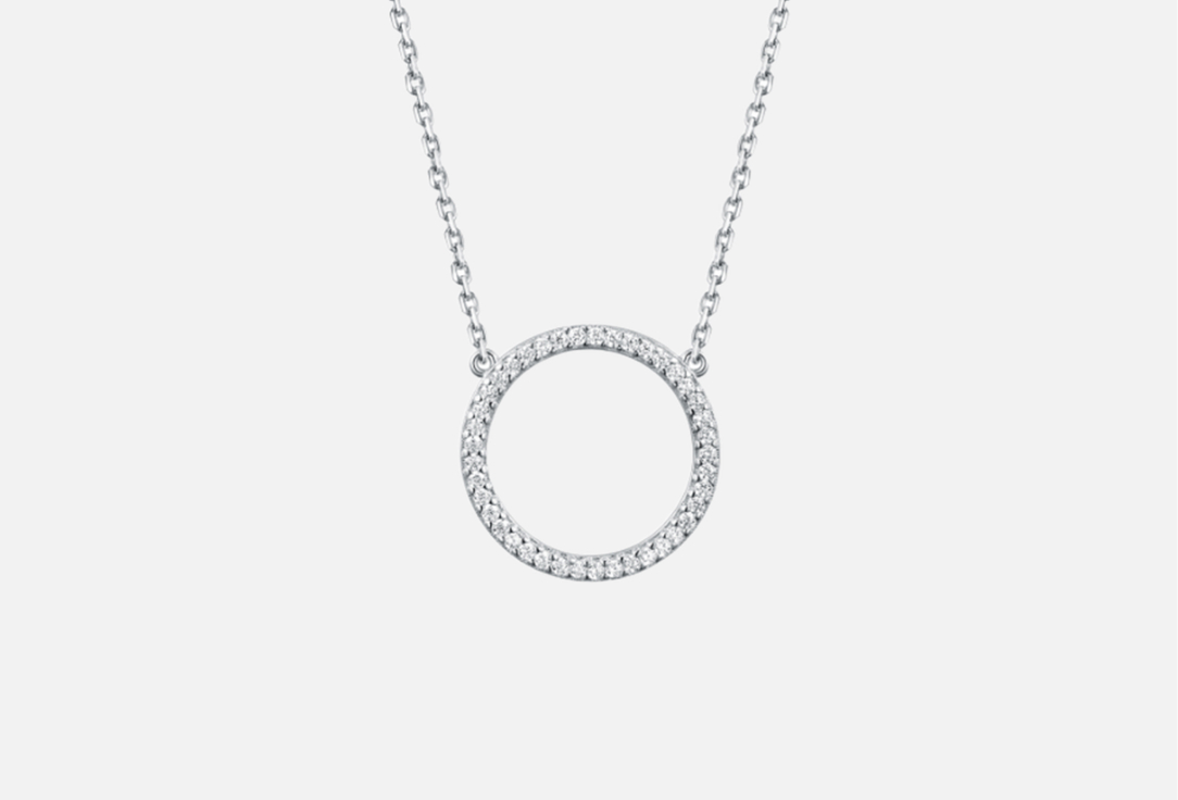 Изображение товара Колье серебряное Aura Jewelry Infinity Zircon