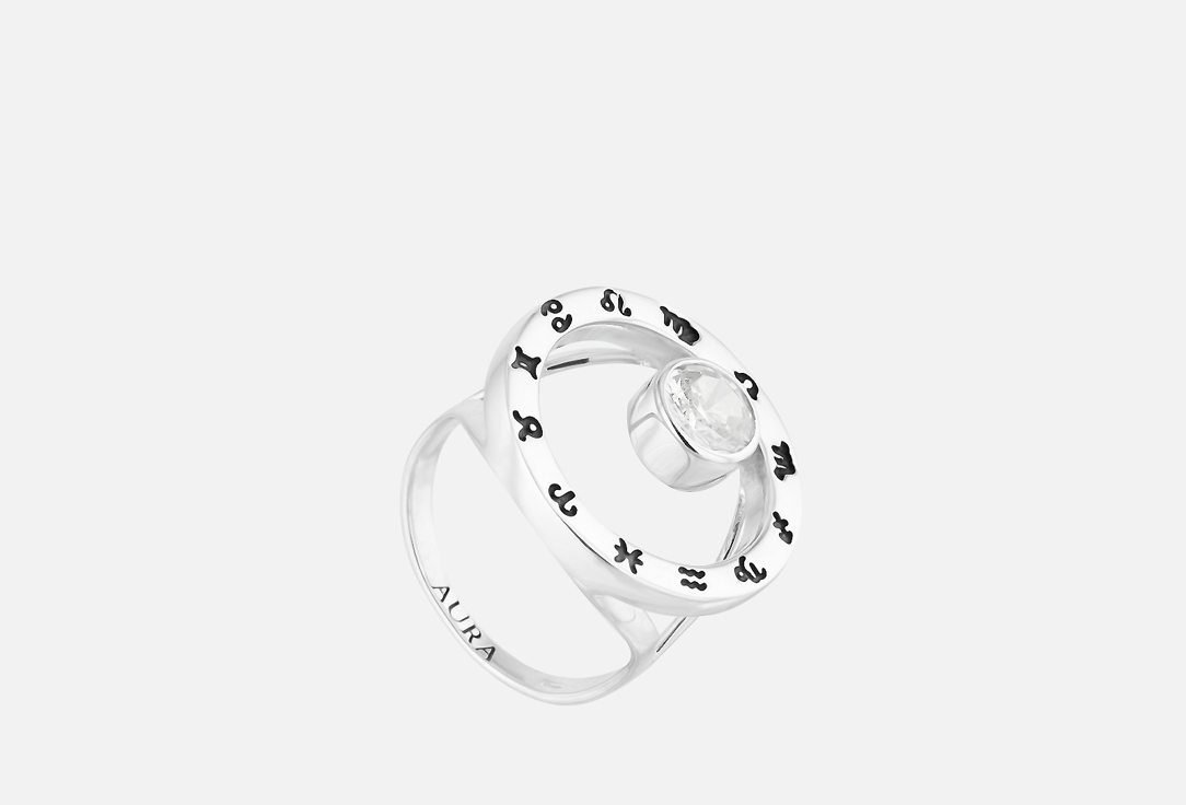 Изображение товара Серебряное кольцо Aura Jewelry Zodiac Planet Zircon для женщин 925 пробы