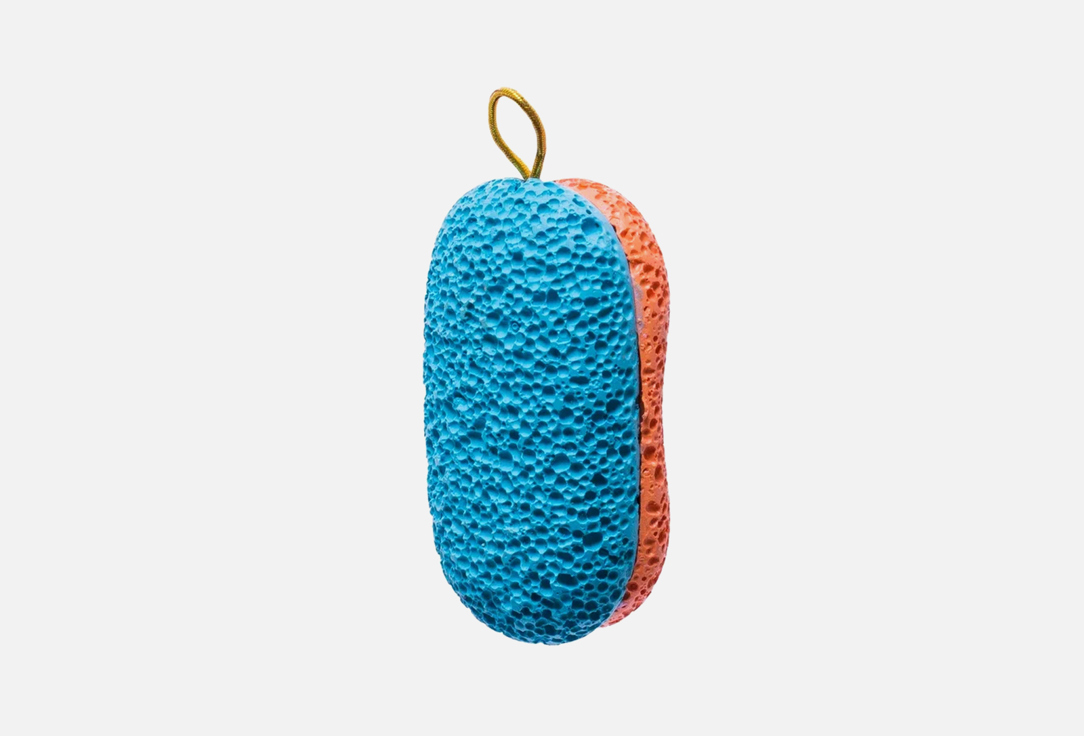 Терка-пемза KAIZER Grater-pumice natural stone, oval with suspension, length 75 mm 