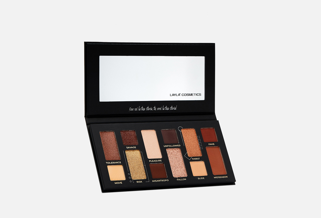 

Палитра для век LAYLA COSMETICS, Коричневый, REDEMPTION 16.2 г