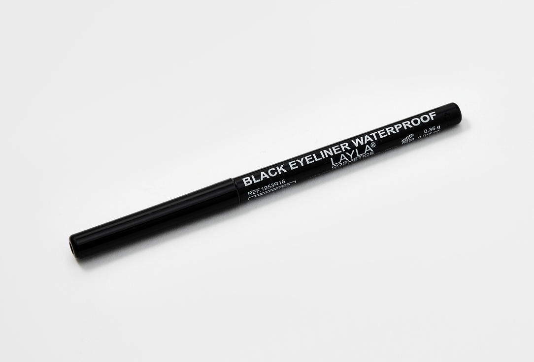 Водостойкая подводка для глаз Layla Cosmetics Eyeliner Waterproof BLACK