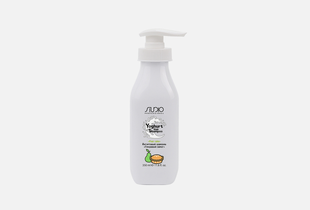 цена Йогуртовый шампунь для волос KAPOUS Studio Professional Pear pie 350 мл