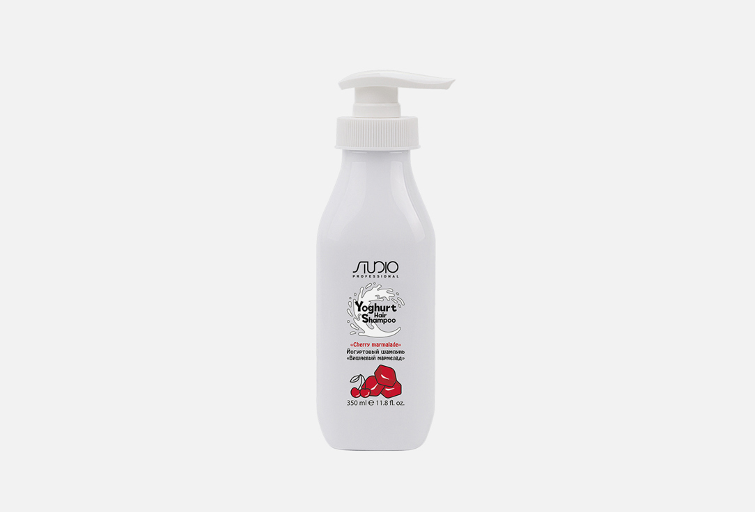 цена Йогуртовый шампунь для волос KAPOUS Studio Professional Cherry marmalade 350 мл