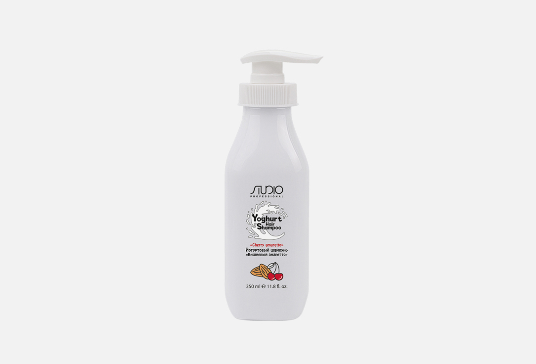 Йогуртовый шампунь для волос KAPOUS Studio Professional Cherry amaretto 350 мл
