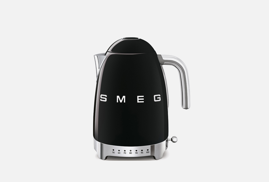 Чайник с регулировкой температуры SMEG KLF04BLEU черный 1 шт чайник электрический smeg klf 03 pkeu розовый