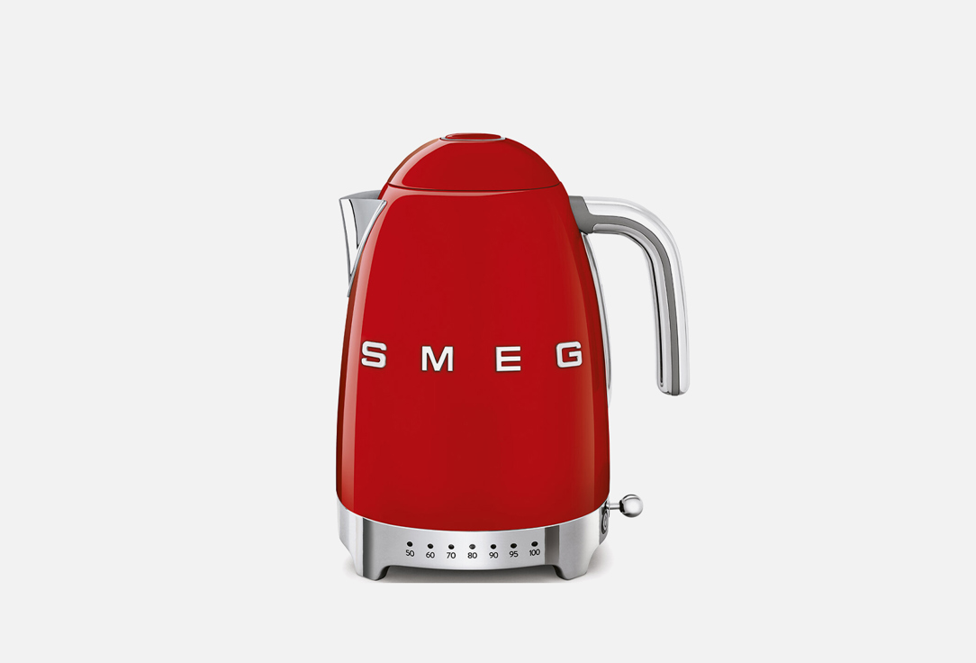 Чайник с регулировкой температуры SMEG KLF04RDEU красный 1 шт чайник электрический smeg klf03gouk золотой