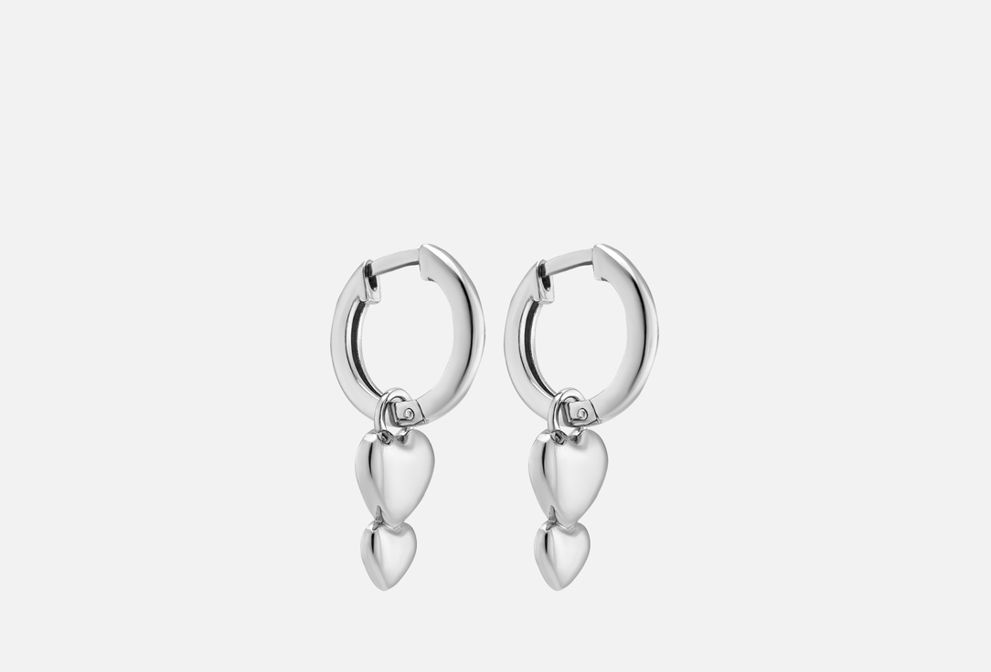 Изображение товара Серьги Pepela Jewelry Two Hearts made of silver