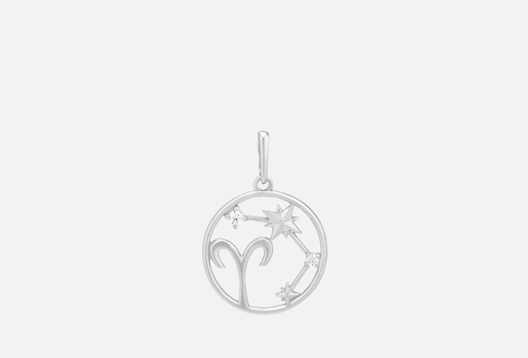 Подвеска PEPELA JEWELRY Zodiac Sign - Aries made of silver 1 шт