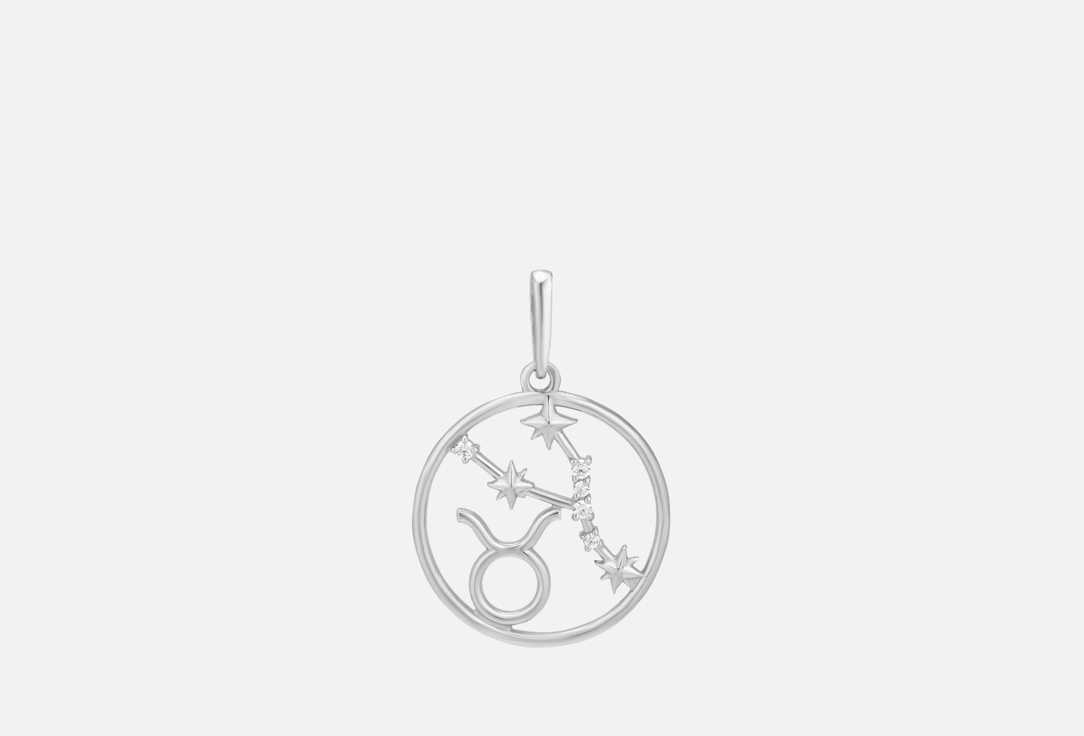 Подвеска Pepela Jewelry Zodiac Sign-Taurus made of silver 