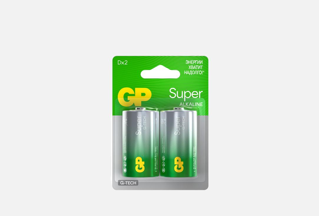 

Алкалиновые батарейки GP, Super Alkaline D 2 шт