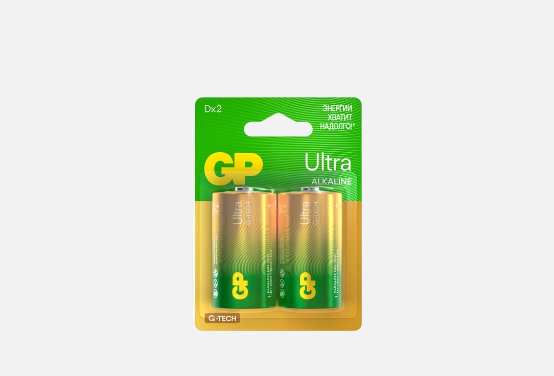 

Алкалиновые батарейки GP BATTERIES, Ultra Alkaline D 2 шт