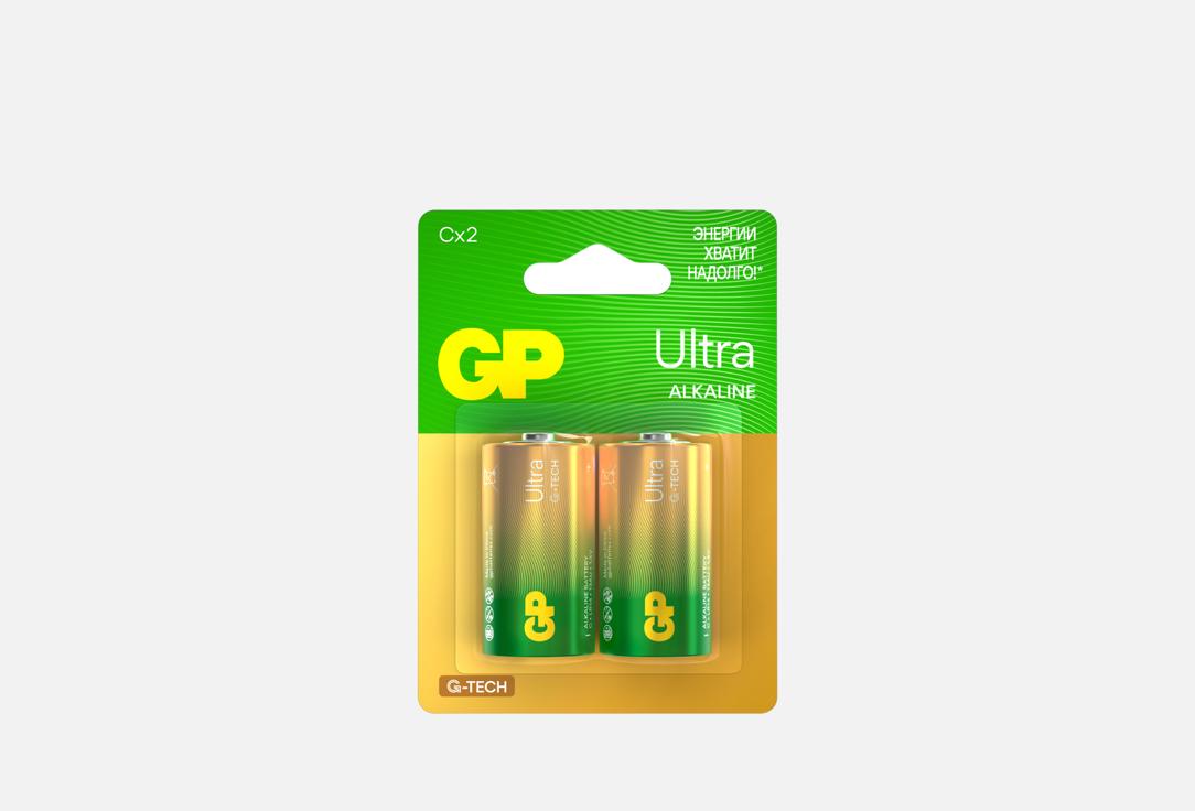 Алкалиновые батарейки GP BATTERIES Ultra Alkaline C 2 шт