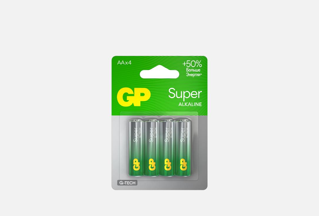 Алкалиновые батарейки GP BATTERIES Super Alkaline 15A-BC4 4 шт