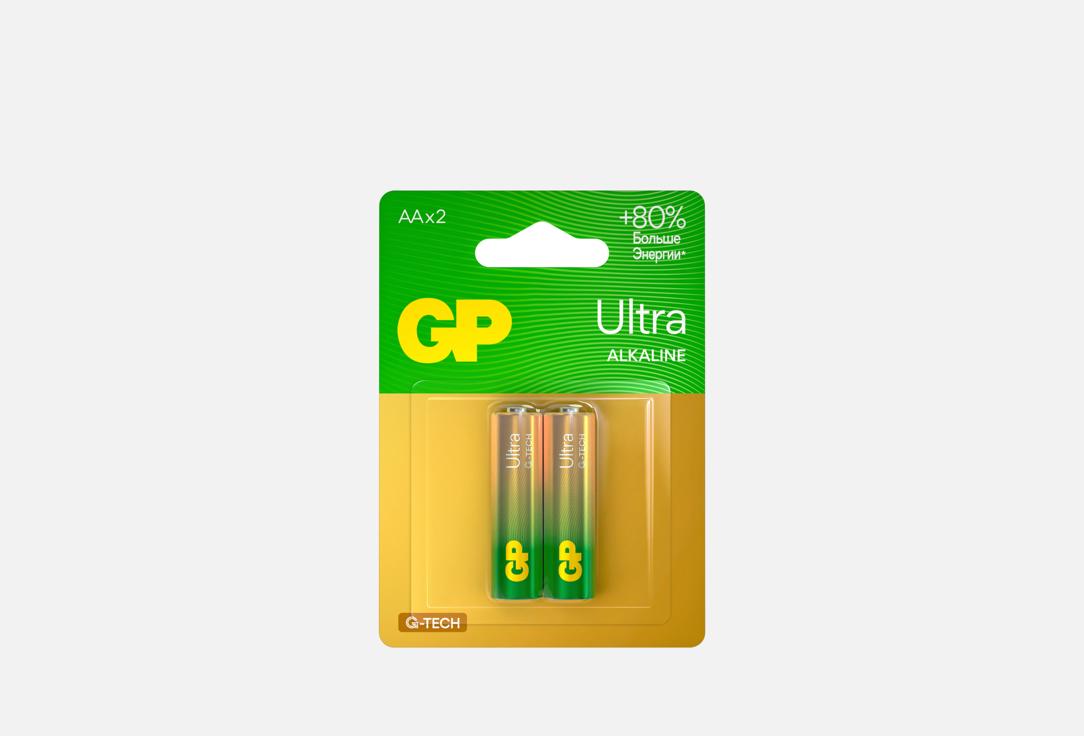 Алкалиновые батарейки GP BATTERIES Ultra Alkaline 15А AA 2 шт