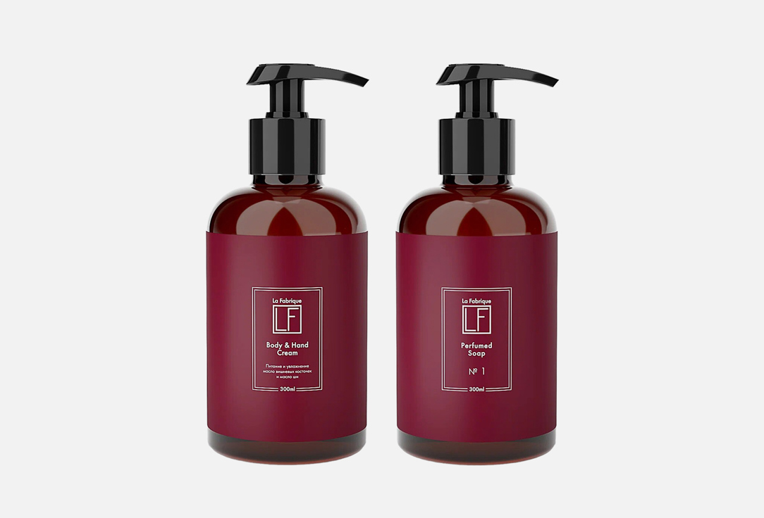 Набор мыло для рук LA FABRIQUE Body & Hand Cream,Perfumed Soap №1 1 шт уход за телом la fabrique крем для рук и тела “body