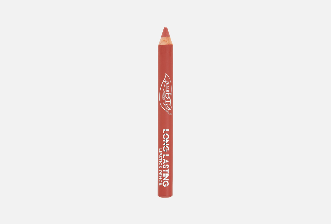 Помада-карандаш для губ PUROBIO COSMETICS Long Lasting 3 г тени для век purobio тени карандаш long lasting