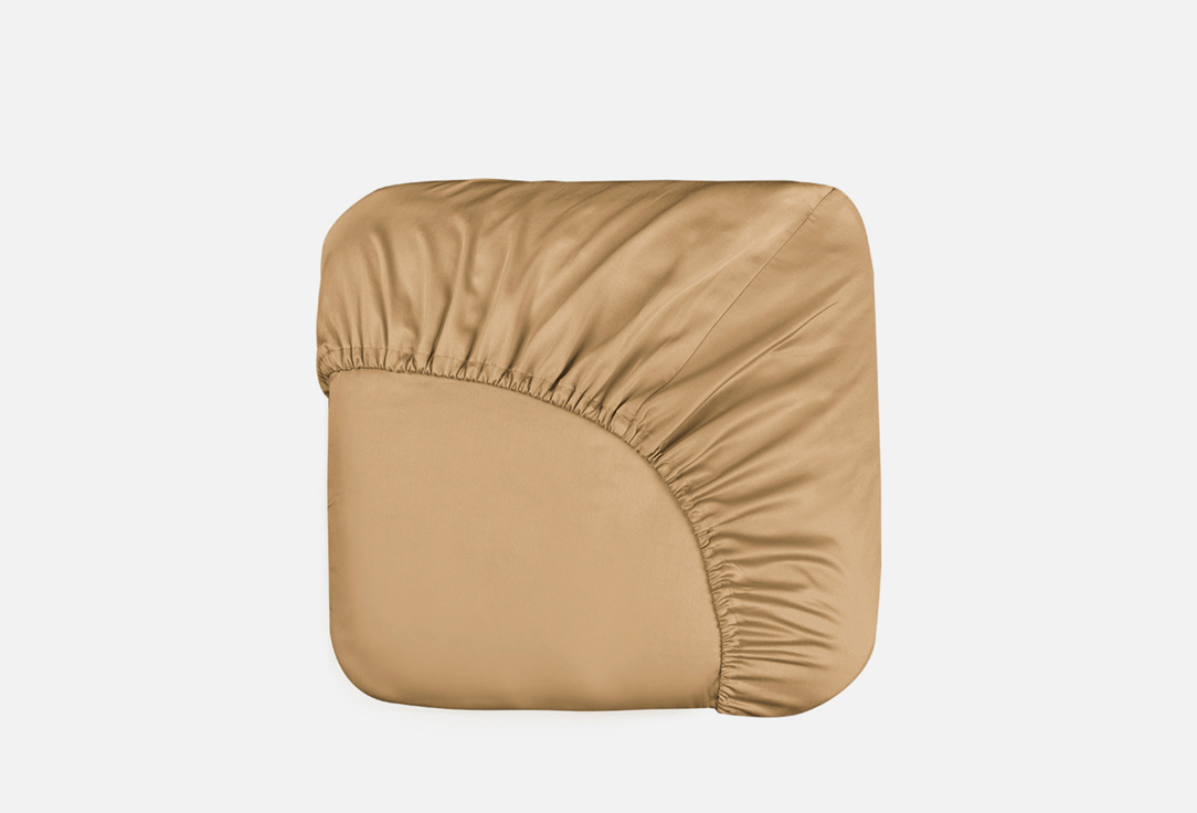 

Простыня на резинке BELLEHOME, Бежевый, Стефания Honey, бежевая, двуспальная