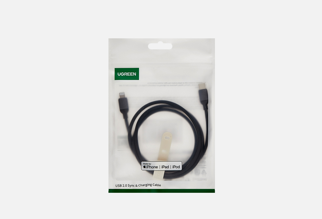 Изображение товара Кабель UGREEN USB C - Lightning для быстрой зарядки и синхронизации данных