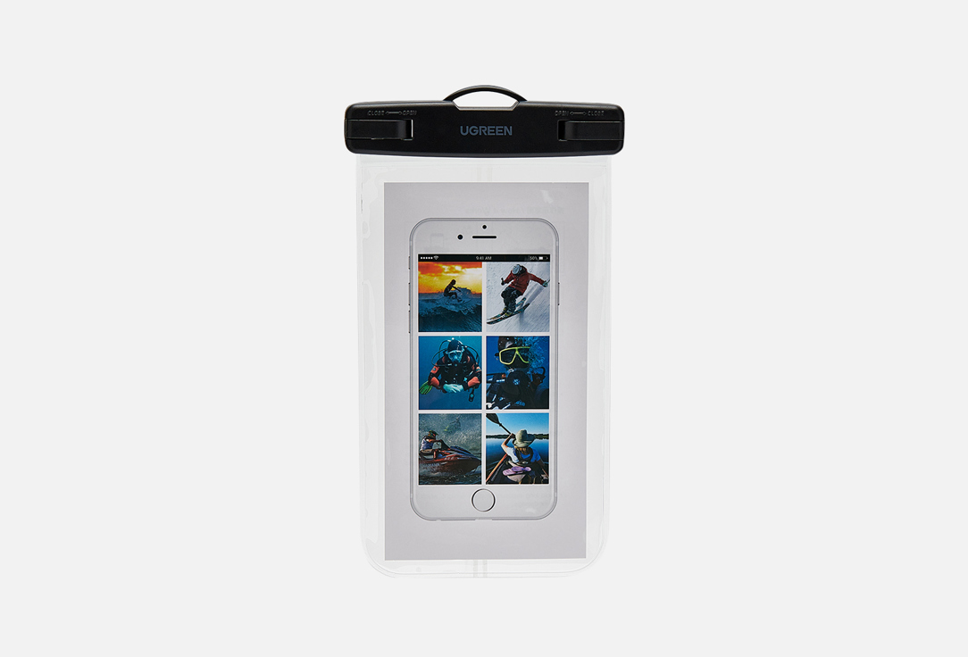 Водонепроницаемый чехол для телефона UGREEN Черный 1 шт водонепроницаемый чехол для телефона водонепроницаемый мини чехол для плавания подводный чехол для телефона iphone 12 pro max 7 видов цветов