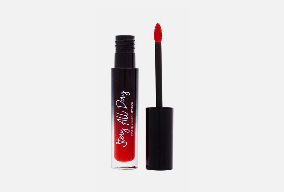 Жидкая помада Parisa Cosmetics Liquid Lipstick Stay All Day Matte 02, Red Apple
