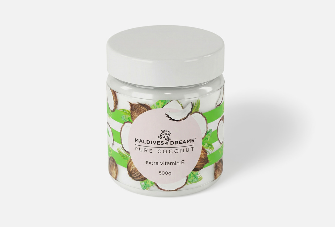 

кокосовое масло для волос и тела MALDIVES DREAMS, Natural coconut oil 500 мл