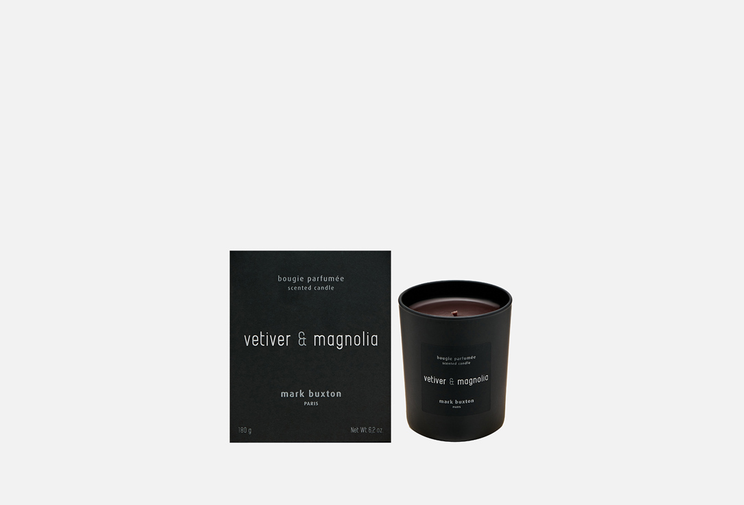 Ароматическая свеча MARK BUXTON Vetiver & magnolia 180 г