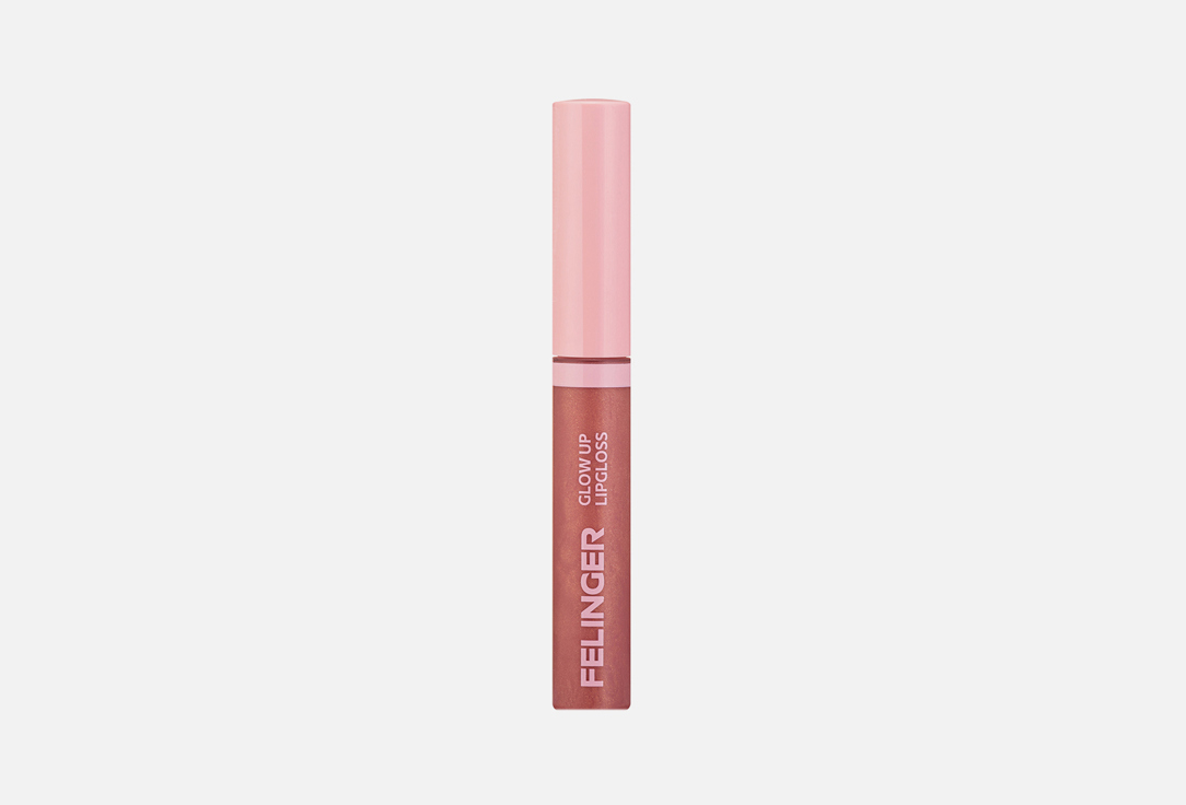 Изображение товара Блеск для губ Felinger Glow up lipgloss с объемом и шиммером 6 мл
