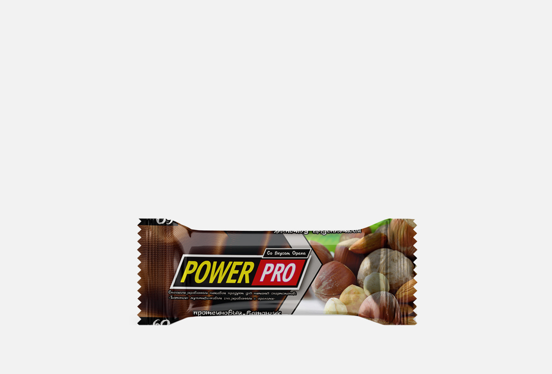 Батончик мультибелковый глазированный POWER PRO Nut 60 г батончик глазированный power pro cashew nuts 60 г