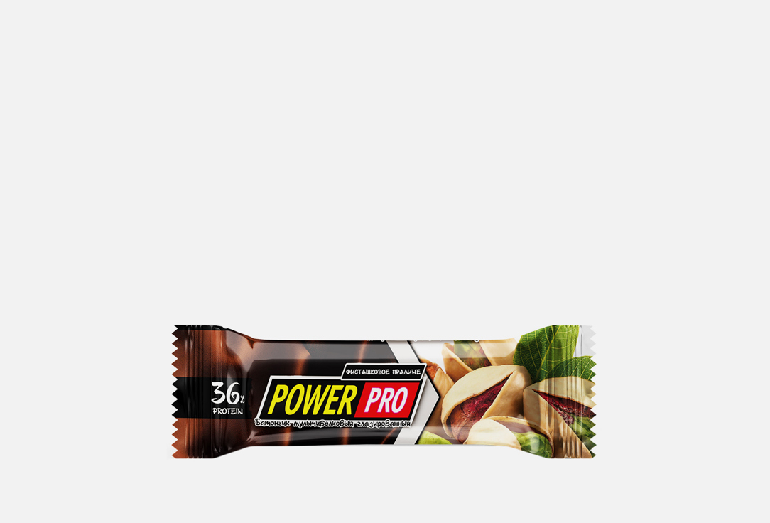 Изображение товара Батончик мультибелковый глазированный Power Pro Pistachio praline