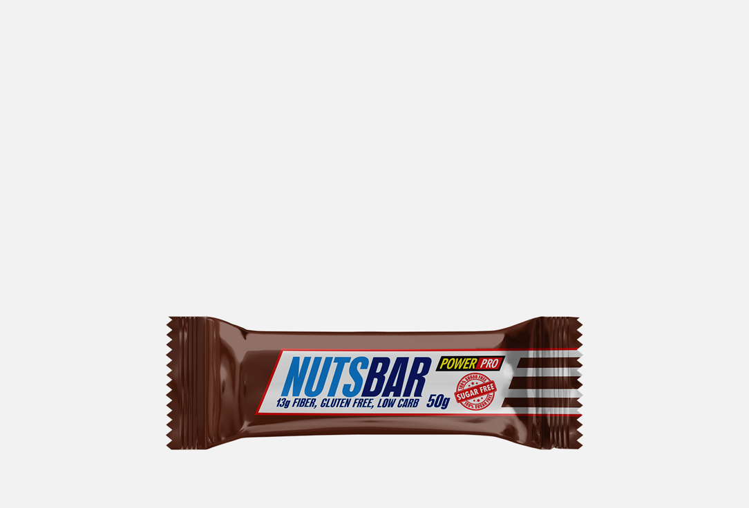 цена Батончик без сахара POWER PRO Nutsbar 50 г