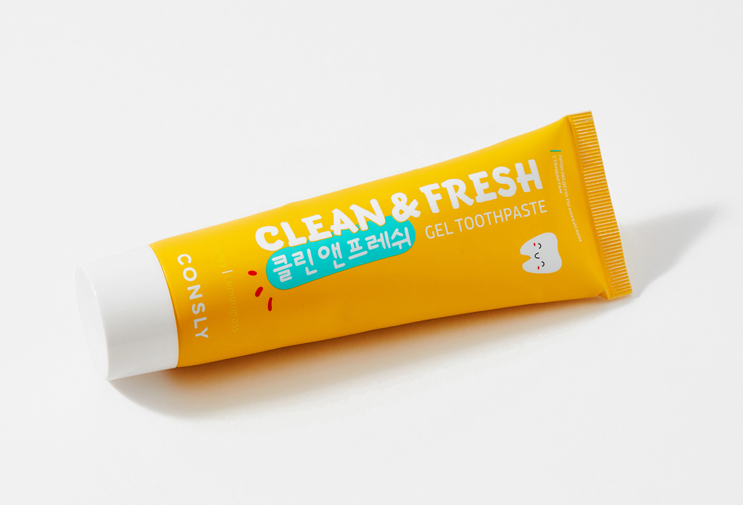 Зубная паста CONSLY Clean&Fresh Honey & Lemongrass Strengthening Gel Toothpaste 